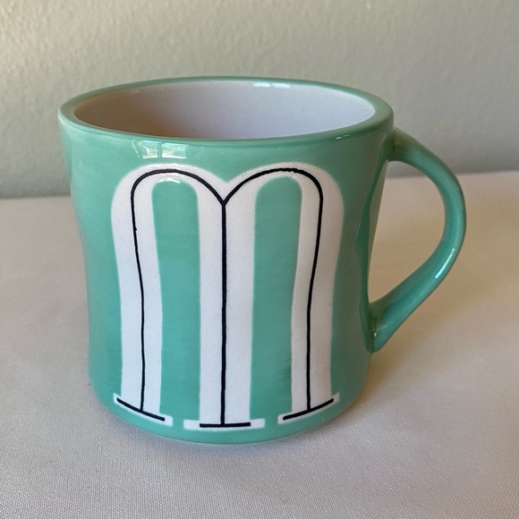Anthropologie Other - Anthropologie M Initial Mug Cup